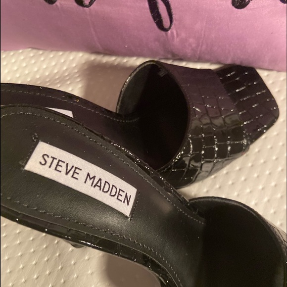 Steve Madden open toe sandals crocodile - Picture 2 of 5